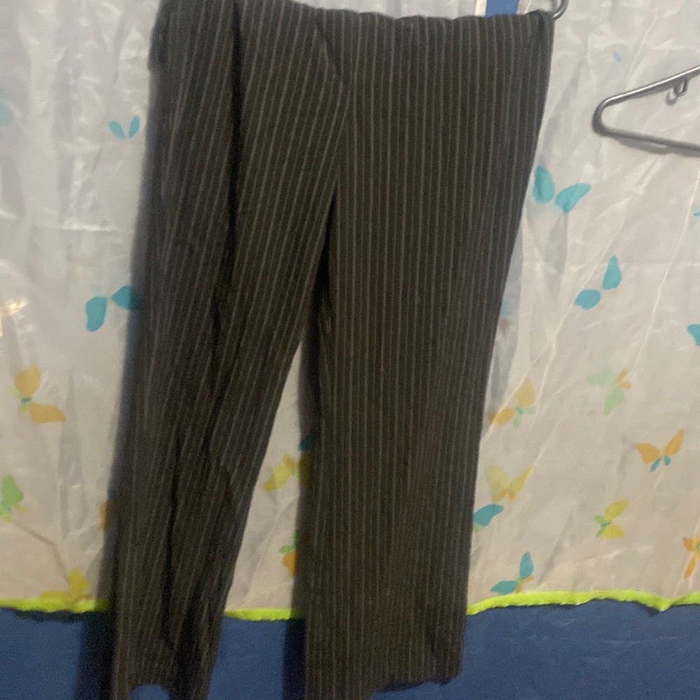 Dress pants pin striped